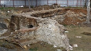 Kadıköy'de inşaat alanında tarihi kalıntıları bulundu