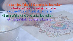 Ücretsiz Kurslar 2017 yılında da devam ediyor