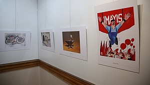 Engelli öğrencilerden resim ve el sanatları sergisi