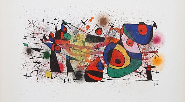 Joan Miró eserleri yeniden İstanbul’da sergilenecek