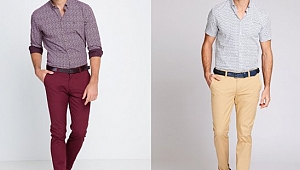 Çok çeşitli model özelliklerine sahip erkek pantolon tasarımları