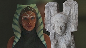 Meksika'da Star Wars savaşçısını andıran kadın heykeli bulundu