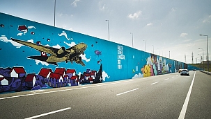 Türkiye’nin en büyük grafitisi İstanbul Havalimanı’na yapıldı