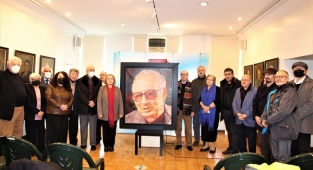 Basın Müzesi’ne Yaşar Kemal’in tablosu asıldı