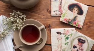 Sunumlara özel bardak altlığı