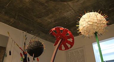 Bayburtlu çocuklar Çoruh Nehri’ni sanatla yıkadı