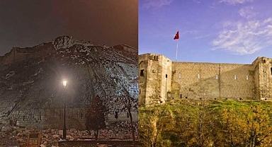Antep Kalesi deprem nedeniyle yıkıldı