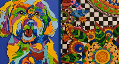 Atık malzemeler sanatsal çalışmalara dönüştü