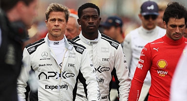 Brad Pitt'li Formula 1 filminden ilk afiş paylaşıldı