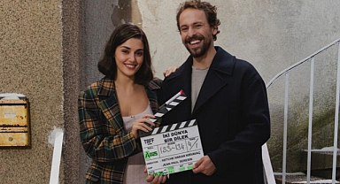 Hande Erçel ve Metin Akdülger'li İki Dünya Bir Dilek'ten ilk görseller paylaşıldı