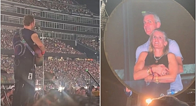 Coldplay’in solisti Chris Martin'den “kamera arkası öpüşme”ye mizahi gönderme