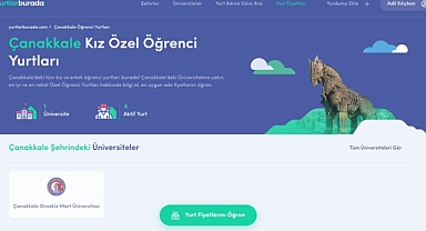 Çanakkale’de Öğrenci Yurdu Arayanlar İçin Güvenilir Kaynak: Yurtlarburada