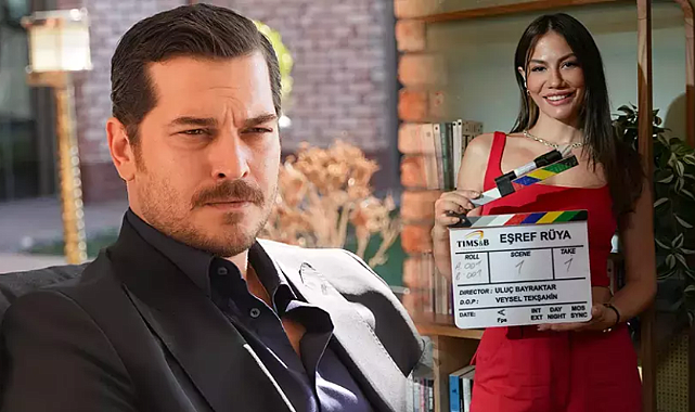Eşref Rüya ikinci sezon setinde: Çağatay Ulusoy ve Demet Özdemir kamera karşısında