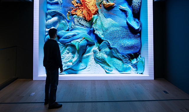 Refik Anadol’un Türkiye-Flora'sı Türkiye İş Bankası Resim Heykel Müzesi’nde