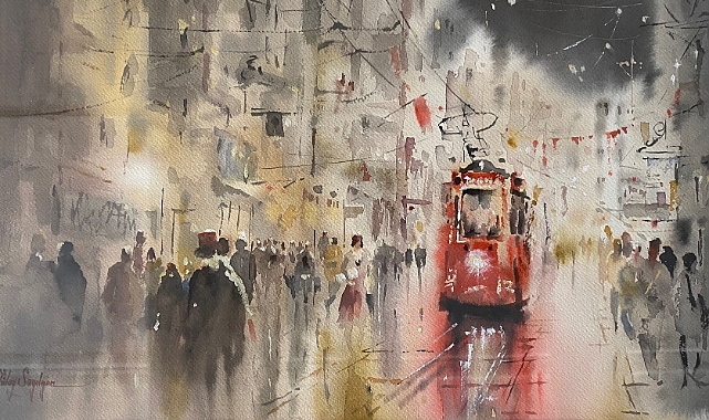 Venüs Sanat Galerisi'nde İstanbul temalı resim sergisi