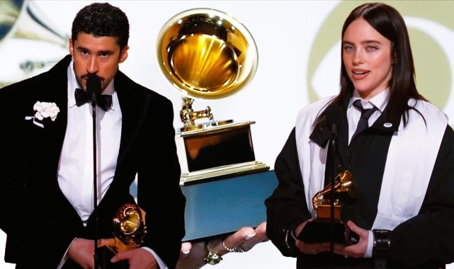 Grammy gecesinde ödüller dağıtıldı: Billie Eilish, Kendrick Lamar ve Bad Bunny öne çıktı