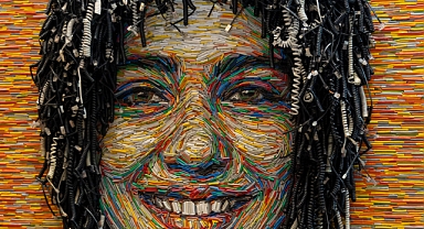 Tıbbi atıklar sanata dönüştü