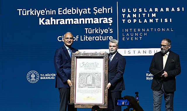 Kahramanmaraş’ın UNESCO Edebiyat Şehri ünvanı İstanbul’da tanıtıldı
