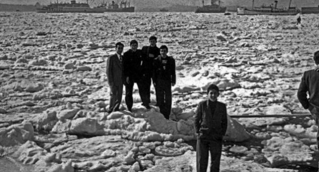 İstanbul'un kışları sergi oldu