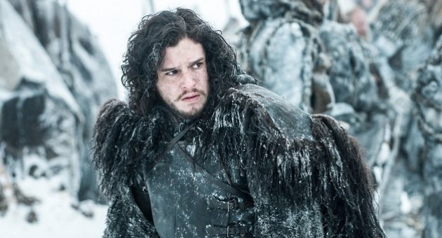 Jon Snow Game of Thrones setinde