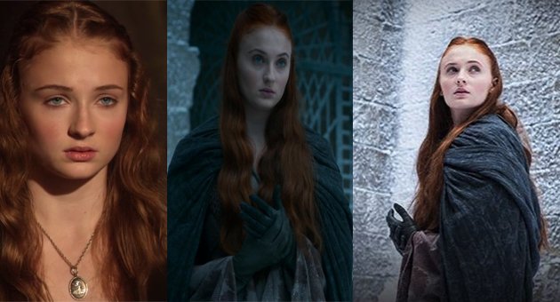 Leydilikten Starklığa geçiş denemesi Sansa Stark
