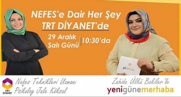 TRT Diyanet'te 'nefes' konuşulacak