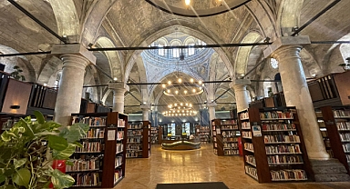 Kayseri'de kiliseden kütüphaneye çevrilen yapı büyük ilgi görüyor